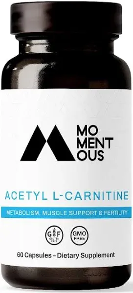 Momentous Acetyl-Carniti<wbr/>ne 60 servings Metabolism Muscle Support 03/2025