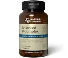 Nature's Sunshine Balanced B Complex 120 Tablets