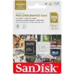 SanDisk Max Endurance 256GB MicroSD Memory Card