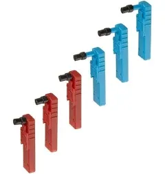 Dickson P246 Chart Recorder Pens, 3 Red and 3 Blue (Pack of 6)