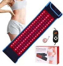 Red Light Therapy Infrared Light Therapy Wrap Belt for Body Pain Relief Weara...