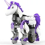 UBTECH Mythical Series: Unicornbot Kit-App-Enabled Building & Coding Stem Learning Kit , Purple