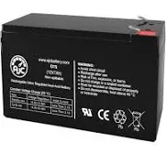 Bright Way Replacement Battery for SLA AJC 12V 7.2Ah Sealed Lead Acid - AGM - VRLA Battery