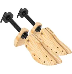 WEST LIGHT Shoe Stretcher Women，2-Way Wood Shoe Stretcher Shoe Tree for Wide Feet, Loosen Tight Shoes Women’s Size 5.5-10