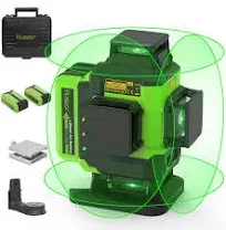 "Huepar 16-Line 4D Auto Self-leveling Laser Level LS04CG