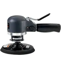 Ingersoll Rand 6&#034; Dual Action Angle Air Sander, Vinyl Pad, 12,000 RPM, 0.25 HP