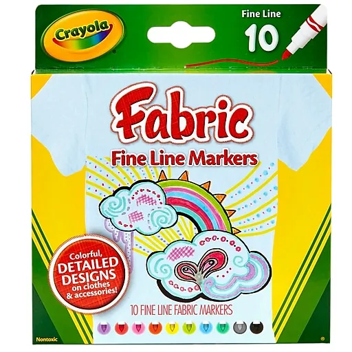 Crayola Fine Line Fabric Markers