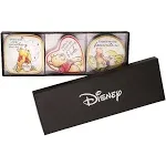 Disney Winnie The Pooh Mini Trinket Tray Set - Mini Ceramic Trinket Dishes - 3 Piece Jewelry Ring Holder Gift Set