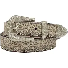 Angel Ranch Women's Lace Rhinestone Belt