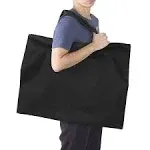 A2 Waterproof Canvas Drawing Painting Board Bag,Black Drawing Sketching Painting Art Carry Case Storage File Bag Sketchpad Portfolio Tote Handbag