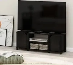 Furinno Brahms TV Stand with Shelves and Storage