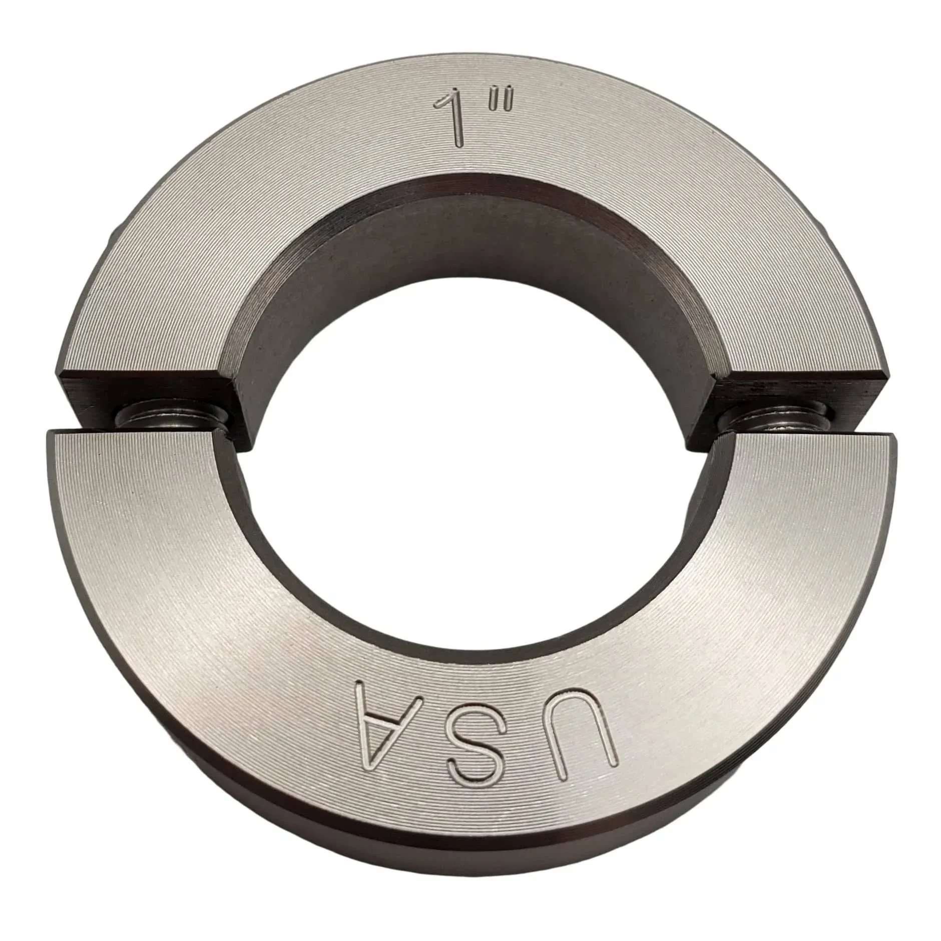 1.00&#034; Bore Diameter - Clamping Two Piece Shaft Collar - 303 Stainless Steel (...