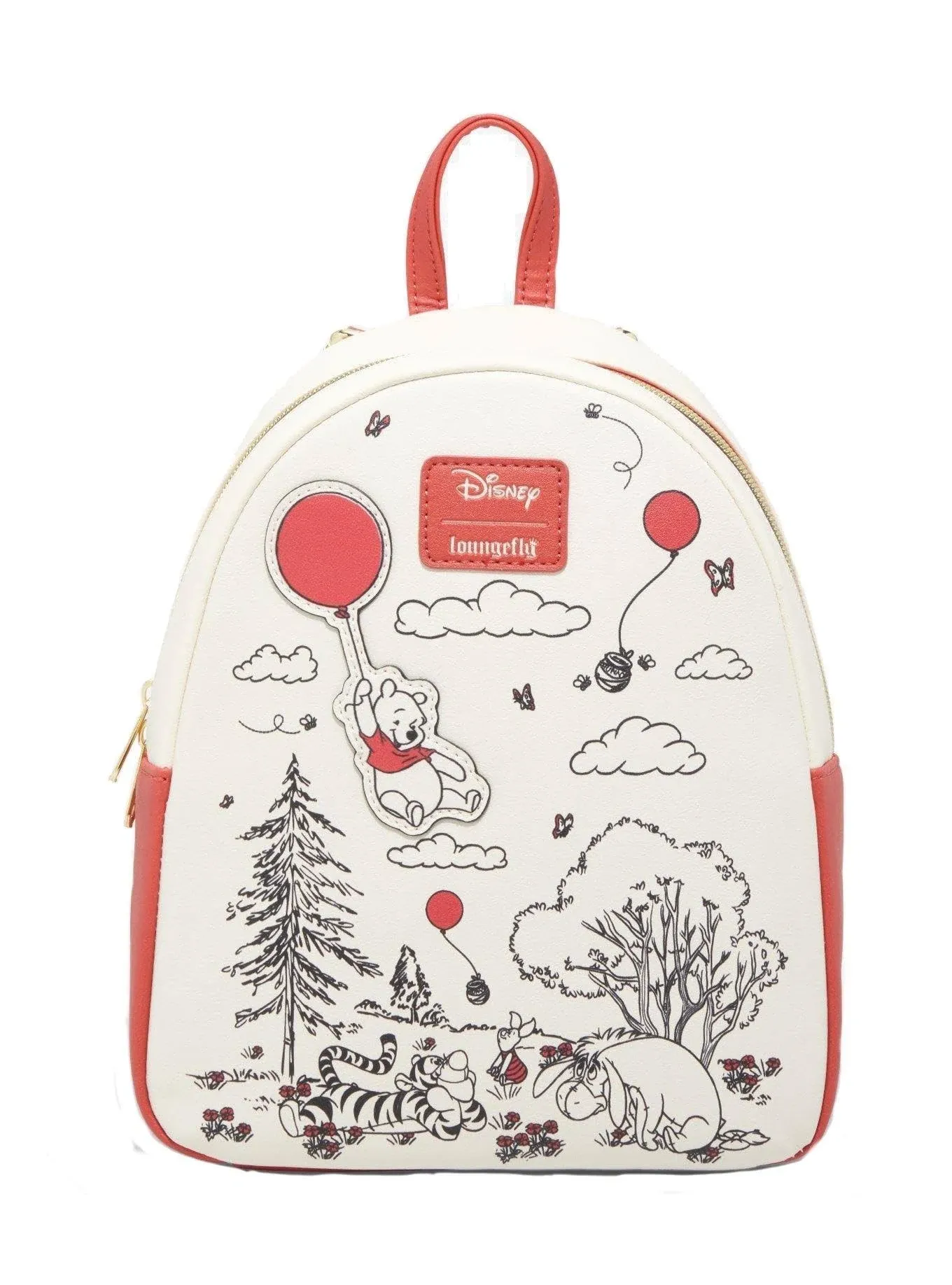 Hot Topic Loungefly Disney Winnie The Pooh Balloons Mini Backpack