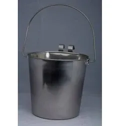 Indipets Heavy Duty Flat-Sided Hook-On Pail