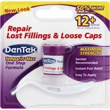 DenTek Temparin Max Caps & Fillings Repair Kit