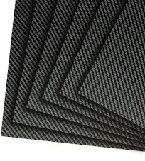 Carbon Fiber Sheet 600x600x3.0mm Carbon Fiber Board Plate 100% 3K Surface Twi...