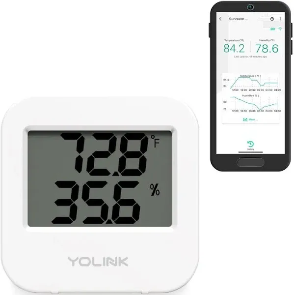 YoLink Smart Wireless Temperature & Humidity Sensor