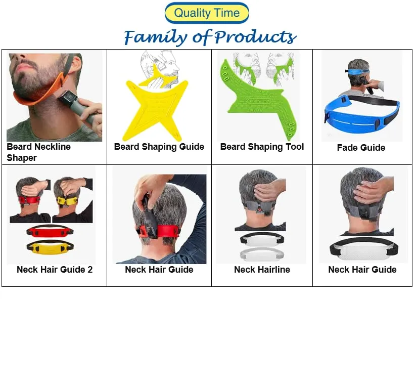 Quality Time Beard Neckline Shaper Guide