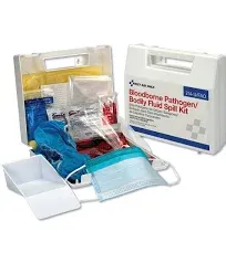 First Aid Only Blood Pathogen And Bodily Fluid Spill Kits, Wall-Mount - 1 per EA