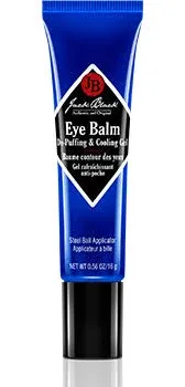 Jack Black Eye Balm De-Puffing & Cooling Gel, 0.56 Ounce