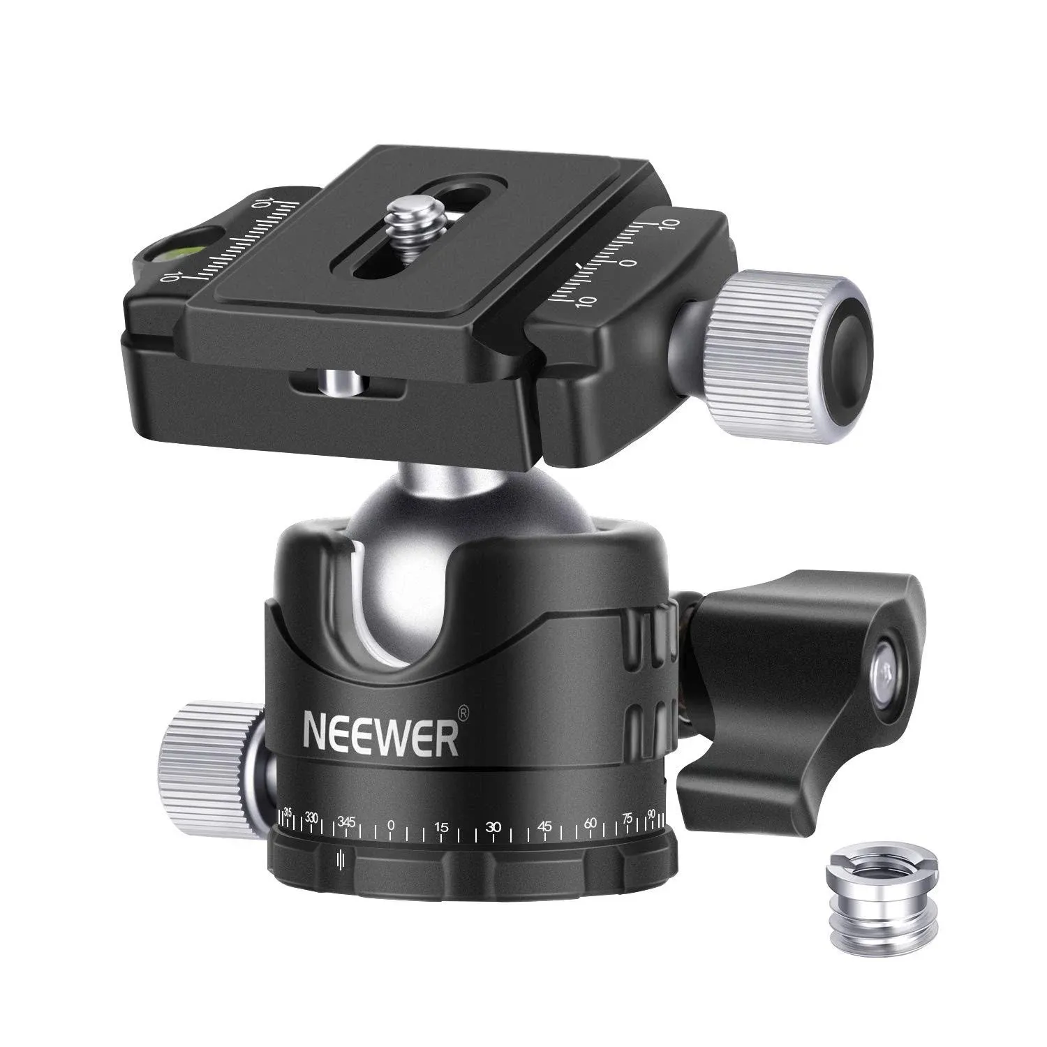 Neewer Professional 28mm Low Profile Tripod Ball Head with 360 Rotation and 2 ...