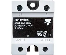 RM1A23A50 - Solid State Relay, SPST, 50 A, 265 VAC, Panel, Screw, Zero Crossing (RM1A23A50)