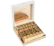 Zaitoune Deluxe Pistachio & Cashew Mix Baklava Luxury Mix Gift Box Perfect for Birthday, Father's and Mother’s Day, Ne