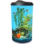 Koller Products Plastic 6-Gallon Aquaview 360 Aquarium Kit for Tropical Fish, Be