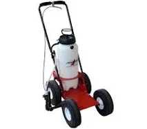 Newstripe EcoLiner Standard Battery Powered Field Striping Machine (Part# 10004483) | Heavy Duty Diaphragm Pump, 12V Deep Cycle Battery, Cushioned Dual Handles | 5-Gallon Capacity | Made in USA