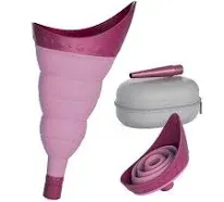 Triptips Pee Conch Foldable Female Urinal Device Portable Urinal for Women Pee Funnel for Women Travel