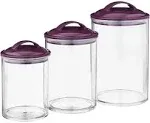 Calypso Basics, 3-Piece Acrylic Canister Set