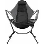 NEMO Stargaze Aluminum Recliner Luxury Camping Chair for Beach, with Arm Rest, Foot Rest, Adjustable Lumbar, Graphite/Smoke