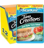 (24 Pack) StarKist Tuna Creations Deli Style Tuna Salad, Wild Caught, 3 Ounce