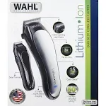 Open Box Wahl Lithium Ion Pro Men's Cordless Haircut Kit with Finishing Trimmer & Soft Storage Case-79600-3301