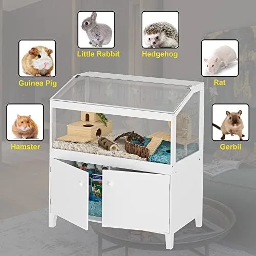 Gdlf Hamster Cage with Storage Cabinet