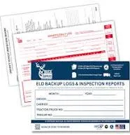 Buck ELD Backup Driver Log Book with Detailed Driver Vehicle Inspection Report & Daily Recap - 2-Ply Carbonless, 5.5" x 8.5", 15 Sets of Forms Per Book, FMCSA Compliant with Easy Tear-Out