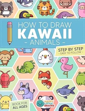 How to Draw Kawaii Animals: 101 Super Cute Animals to Draw with Fun and Easy Step-by-Step Lessons (Kawaii World)