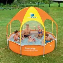 H2OGO! Splash-in-Shade Play Pool Orange