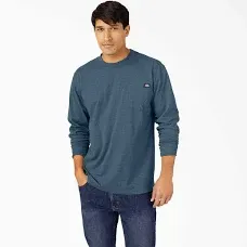 Dickies Men&#039;s T-Shirt Heavyweight Pocket Long Sleeve Relaxed Fit T-Shirt