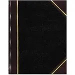 National 56231 Texthide Record Book Black/Burgundy 300 Green