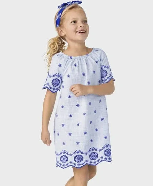 Gymboree Girls' and Toddler Short Sleeve Casual Spring Dresses