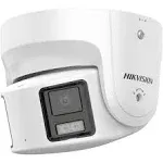 Hikvision 2CD2387GPSL4, 8MP Outdoor ColorVu Panoramic Turret Camera, Dual Lens