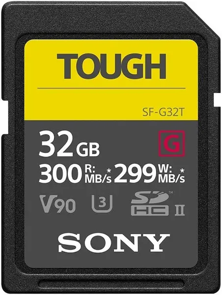 Sony SF-G Tough Series UHS-II SDXC Memory Card