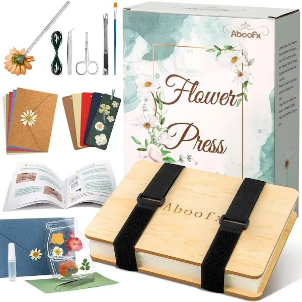 Aboofx Large Professional Flower Press Kit