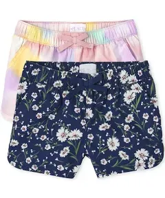 The Children's Place Girls' Denim Twill Pull on Shorts