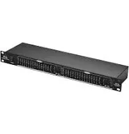 EQ-215 2-Channel 15-Band Equalizer 1U Rack Mount Stereo Graphic Equalizer A3O0