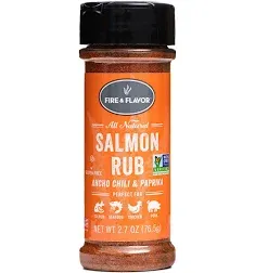 Fire & Flavor All Natural Salmon Rub 2.7 oz