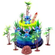 V Hob Lilo and Stitch Birthday Cake Topper Set