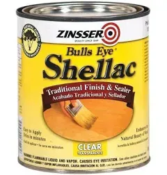 Rust-Oleum Zinsser 304H 1-Quart Bulls Eye Clear Shellac