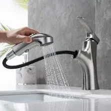 Bathroom Faucets From Miaohui Include Pull-Out Faucets, One-Handle Modern Vanity